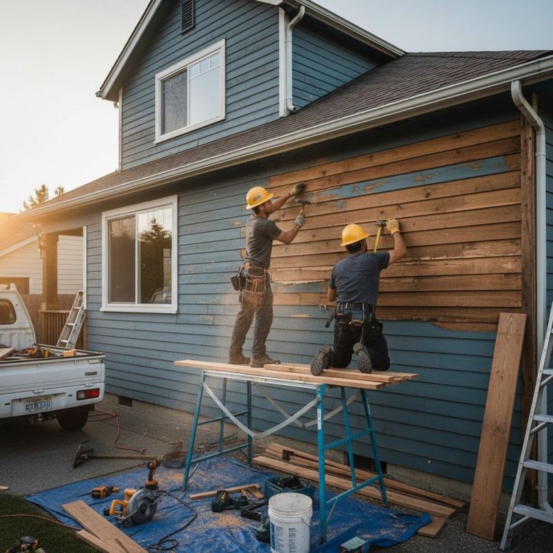 House Siding Installation detail